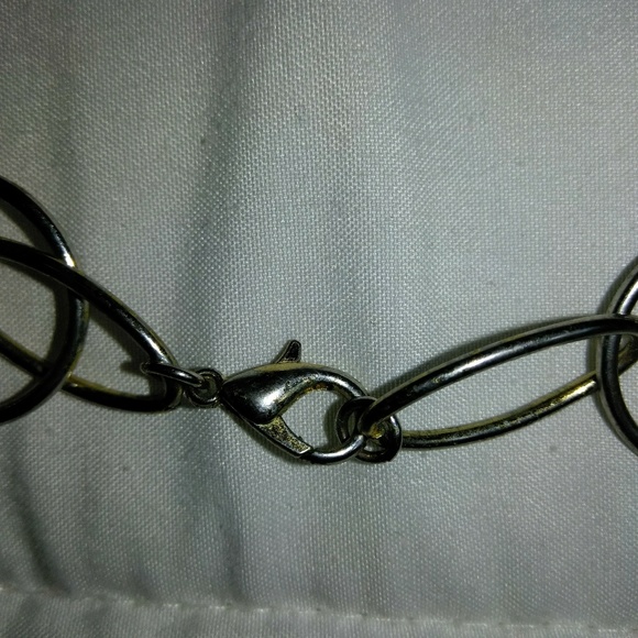 Turquoise Stone & Gold Long Necklace - Picture 2 of 5